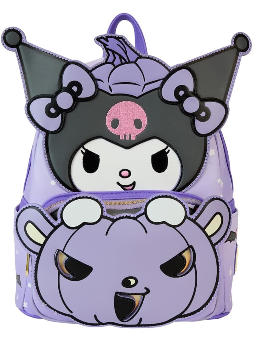 Loungefly Sanrio Kuromi Pumpkin Glow Mini Backpack